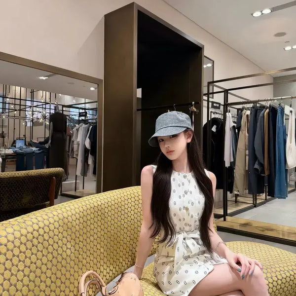 [BUNJANG] Rose de J Erre Pattern Dress S / 로즈드제이 에르 패턴 원피스 S