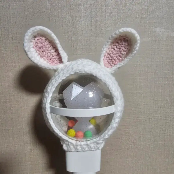 [BUNJANG] Handmade Ribbon & Bead Charm Lightstick Cover / 뽑봉커버