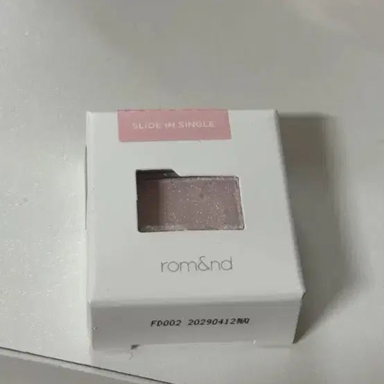 [BUNJANG] Rom&nd Slide In Single Shadow S01 Glazed Highlighter / 미개봉) 롬앤 슬라이드 인 싱글 s01 글레이즈 하이라이터 섀도우