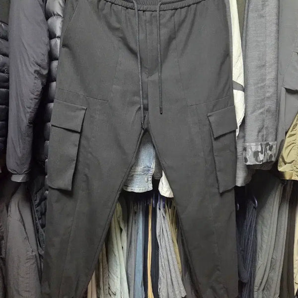 [BUNJANG] Juun.J Black Cargo Jogger Pants / 준지 카고 조거팬츠 블랙