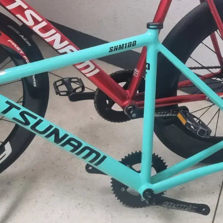 [BUNJANG] Tsunami Mint/Red Wine Fixed Gear Bicycle / 쓰나미 2대 판매/대차/교신 합니다 검색어:엔진11 픽시 언노운