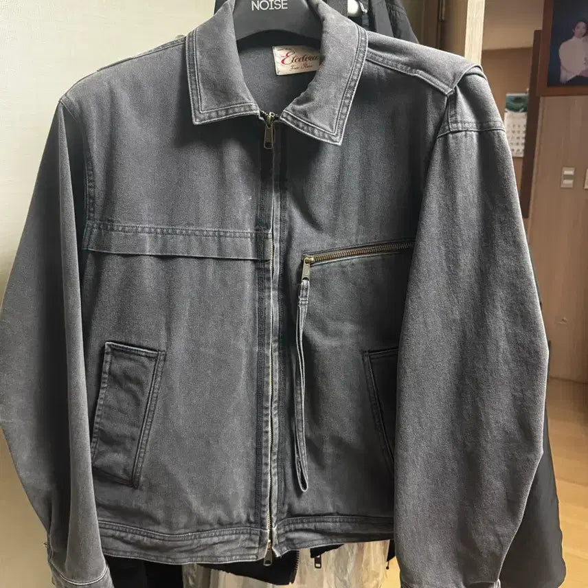 [BUNJANG] etce Washed Distressed Jacket / etce 워시드 디스트로이드 자켓