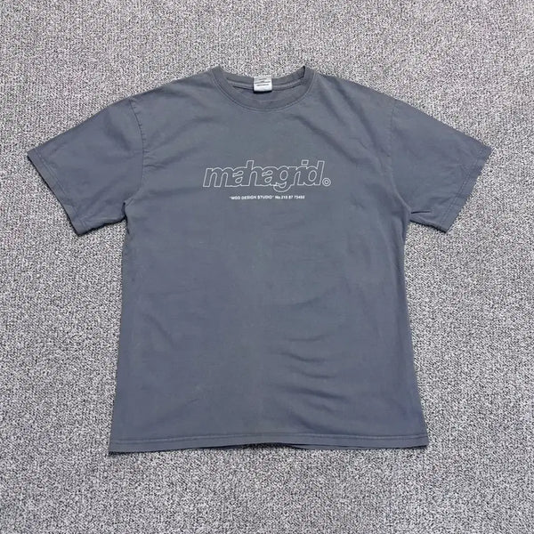 [BUNJANG] Mahagrid Third Logo Short-Sleeve T-Shirt / M 마하그리드 서드로고 반팔 티셔츠 0825