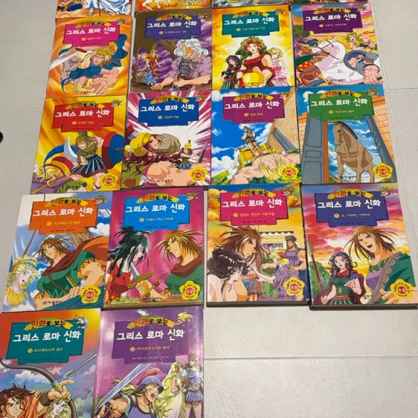 [BUNJANG] Hong Eun-young's Greek Mythology Comic Book Collection (Volumes 1-20, excluding 3 & 6) / 홍은영 작가 만화로 보는 그리스 로마 신화 만화책 1-20권(3,6권 제외) 1판1쇄