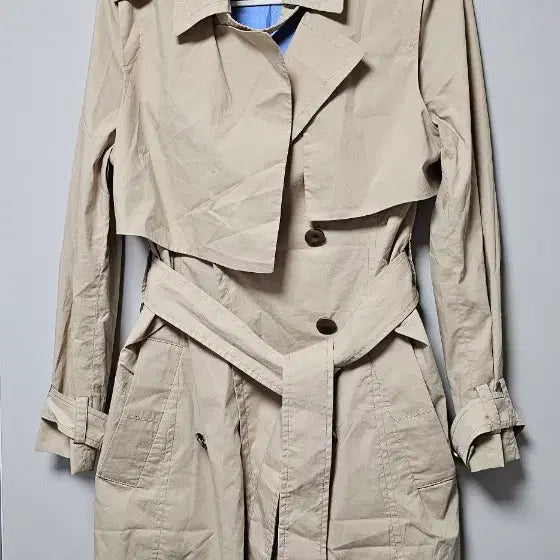 [BUNJANG] TIME Trench Coat Beige / TIME  트렌치코트 베이지