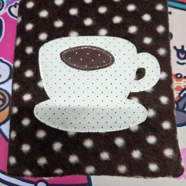 [BUNJANG] Handmade Fabric B6 Binder Cover / 커피잔 다이어리 커버 수제 바인더 원단 천 b6 북커버 핸드메이드