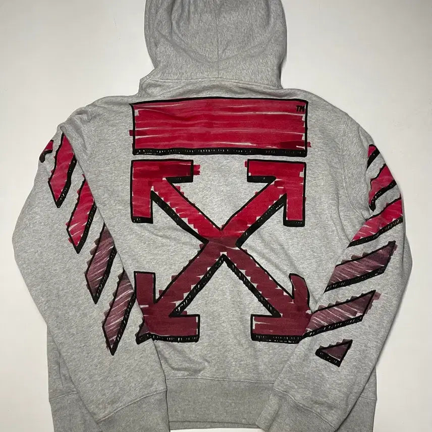 [BUNJANG] Off-White Marker Arrow Hoodie XL / [정품] 오프화이트 마커애로우 후드티 XL