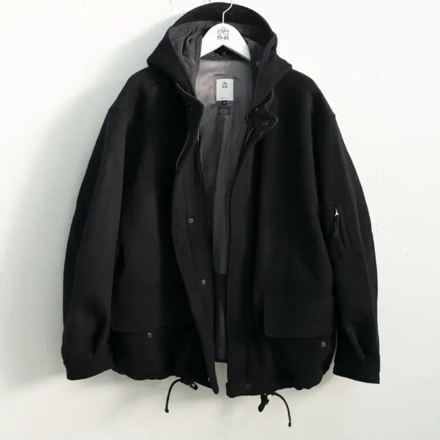 [BUNJANG] Polilteru Wool Parka Black / (3) 폴리테루 울 파카 블랙