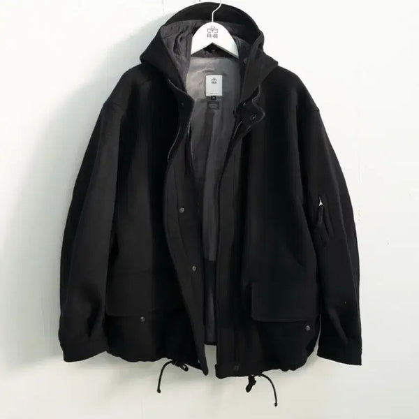 [BUNJANG] Polilteru Wool Parka Black / (3) 폴리테루 울 파카 블랙