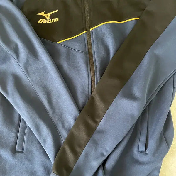 [BUNJANG] Mizuno Blue Black Jacket / 미즈노 블루 블랙 자켓