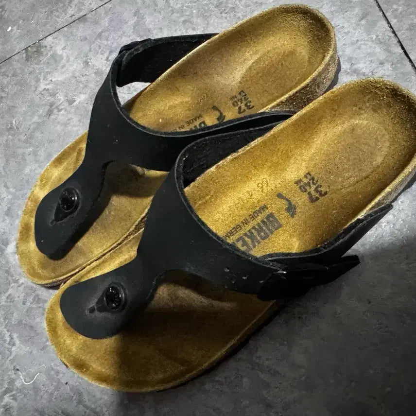 [BUNJANG] Birkenstock Gizeh Black 37 / 버켄스탁 지제 블랙 37