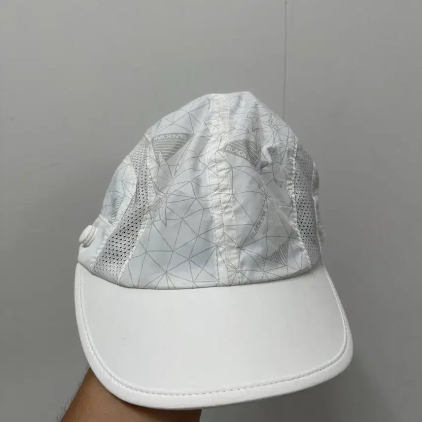 [BUNJANG] Black Yak Wide Brim Hat White Pattern / [만원빈티지 최저가]블랙야크 모자 흰색 패턴 챙 넓은