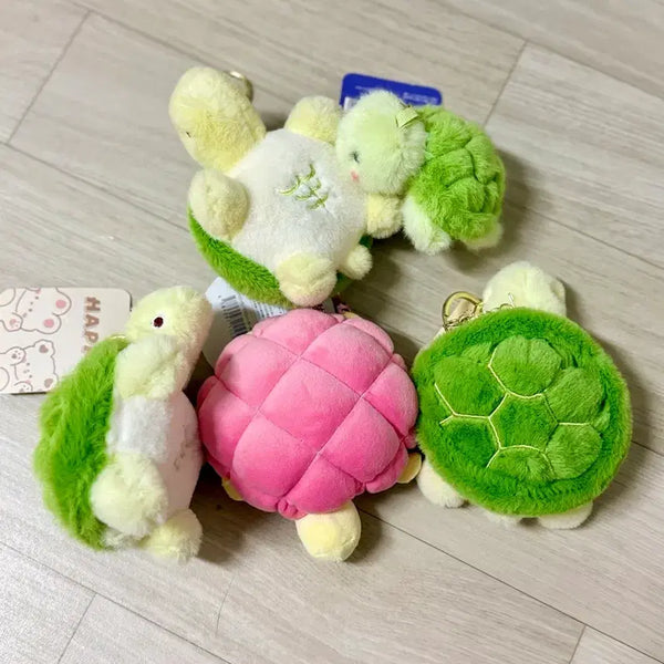 [BUNJANG] Turtle Plush Keychain Bundle Set / turttle귀여운 거북이 인형뽑기 열쇠가방고리키링인형(일괄