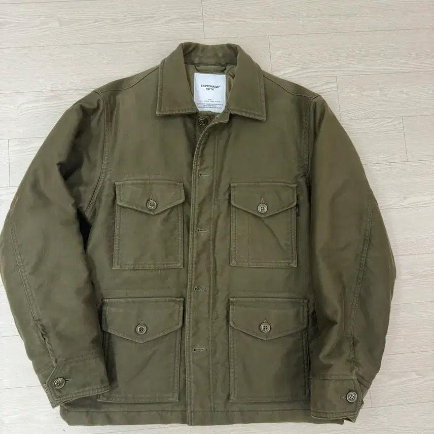 [BUNJANG] Espionage Multi-Pocket Work Jacket Size S / [S]에스피오나지 멀티포켓 워크자켓 올리브