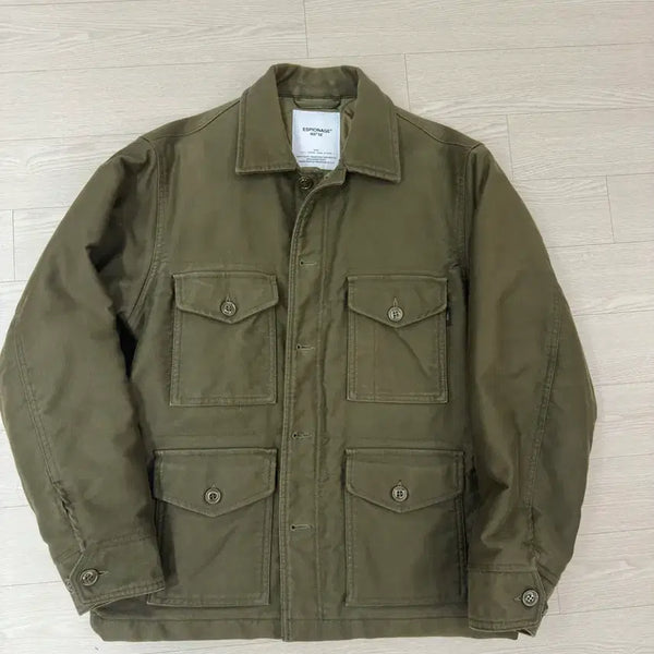 [BUNJANG] Espionage Multi-Pocket Work Jacket Size S / [S]에스피오나지 멀티포켓 워크자켓 올리브
