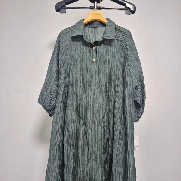 [BUNJANG] Telbian Pleated Midi Dress / 텔비앙 원피스