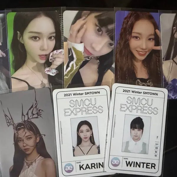 [BUNJANG] Espa Album Bundle Set Photocard / 일괄) 에스파 앨범 포카 양도