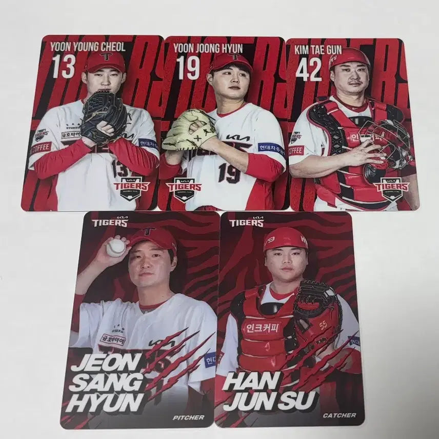 [BUNJANG] Kia Tigers Photocard Set / 기아타이거즈 포토카드 김호령 박민 곽도규 양현종 김규성 전상현 윤영철 김도영