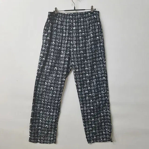 [BUNJANG] GU Doraemon Character Pajama Pants Black / GU 도라에몽 캐릭터 잠옷 바지 블랙