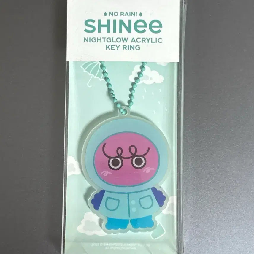 [BUNJANG] SHINee Key Bokshili Raincoat Acrylic Keyring / 샤이니 키 복실이 우비 아크릴 키링