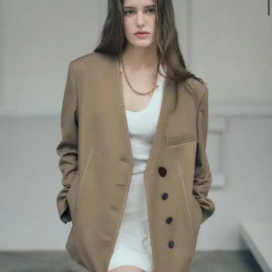 [BUNJANG] L'EVVERE Caraliss Oversized Jacket / 루에브르 카라리스 오버핏자켁