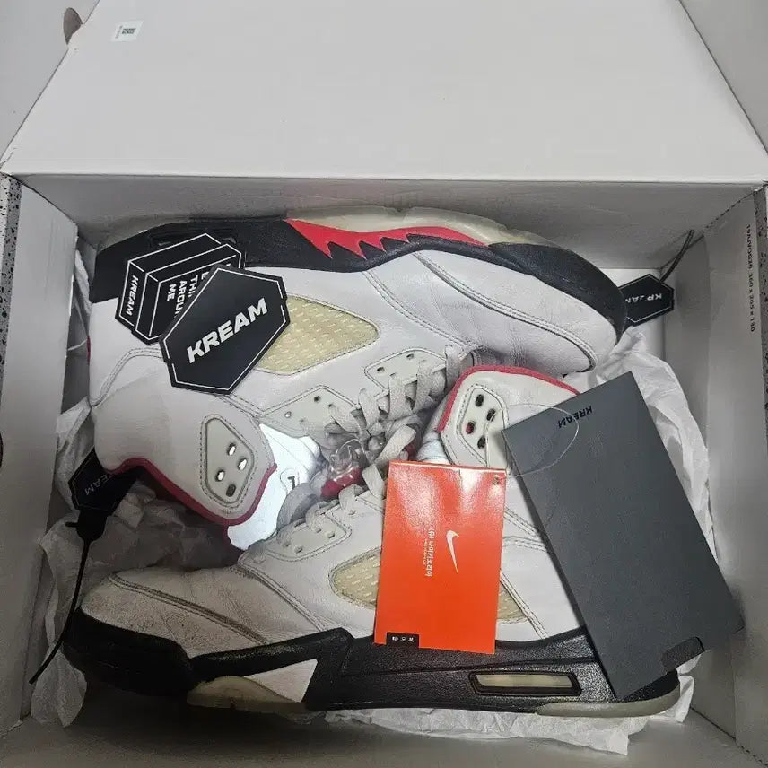 [BUNJANG] Nike Jordan 5 Retro Fire Red / 나이키 조던 5 레트로 파이어 레드