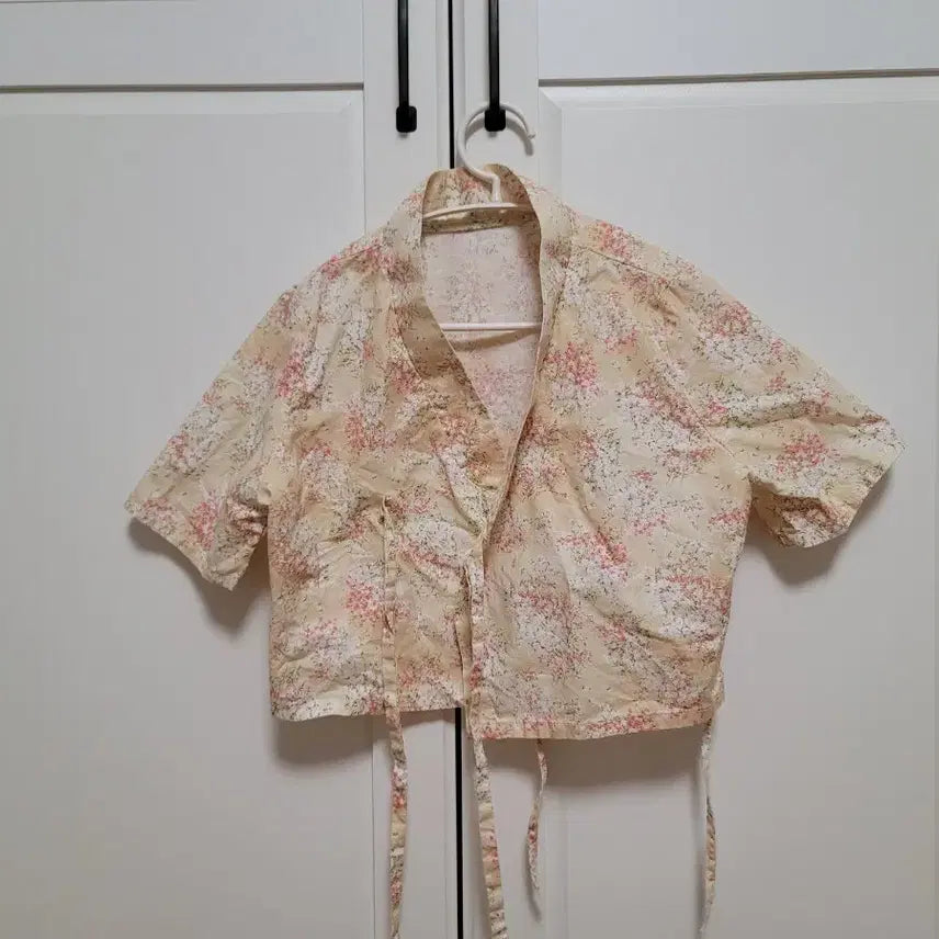 [BUNJANG] Floral Pattern Traditional Korean Jacket (Jeogori) / 꽃무늬2 생활한복 저고리