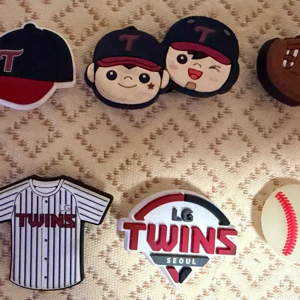 [BUNJANG] LG Twins Crocs Jibbitz Set / 엘지트윈스 크록스 지비츠세트