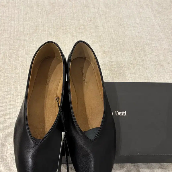 [BUNJANG] Massimo Dutti Soft Leather Ballerina Flats / 마시모두띠 소프트 레더 발레리나 플랫슈즈