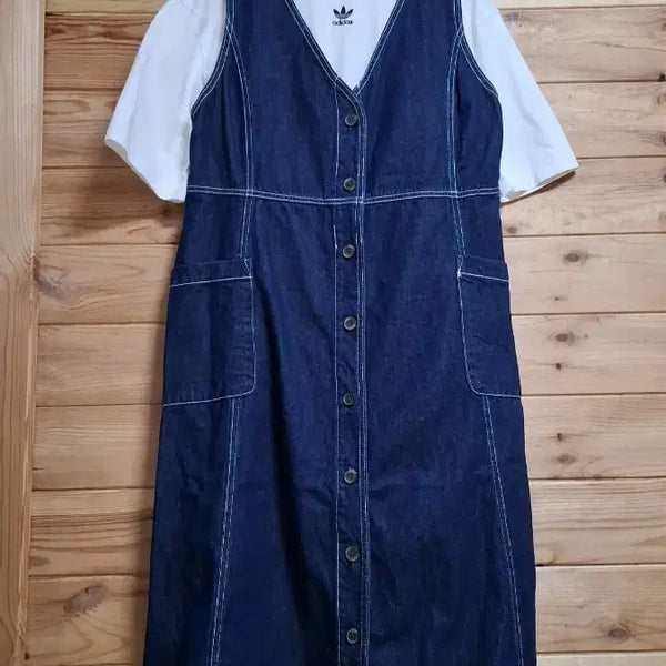 [BUNJANG] Denim Long Dress / 데님 롱 원피스