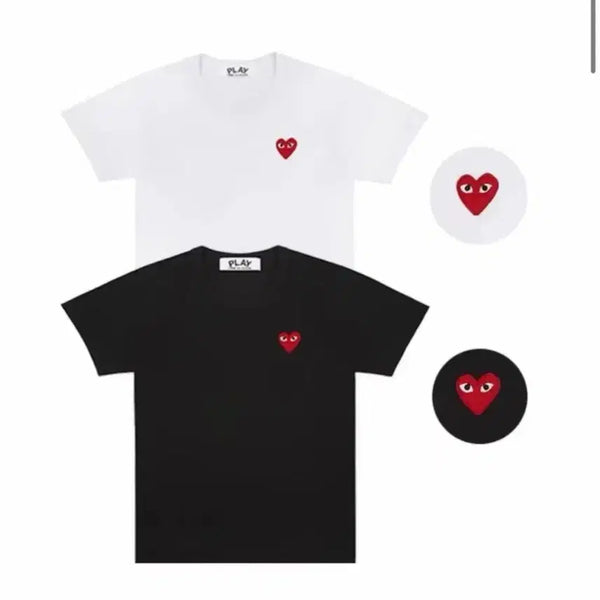 [BUNJANG] Comme des Garçons Play Black T-shirt / 꼼데가르송 플레이 반팔티 블랙