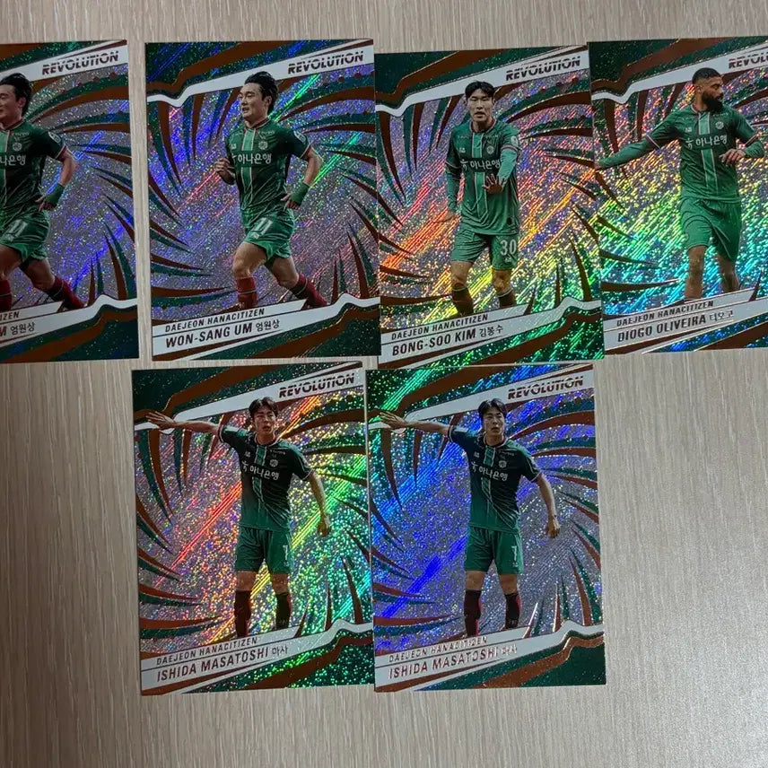 [BUNJANG] Panini K League Revolution Base 6 Card Bundle Set / 파니니 k리그 레볼루션 대전 베이스 6장 일괄