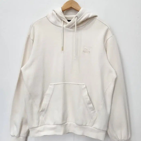 [BUNJANG] Puma Ivory Hoodie / [S] 푸마 PUMA 후드티 아이보리