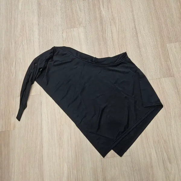 [BUNJANG] Black Hip Cover Wrap Skirt One Size / (새상품) 블랙 힙커버 랩 스커트 프리사이즈