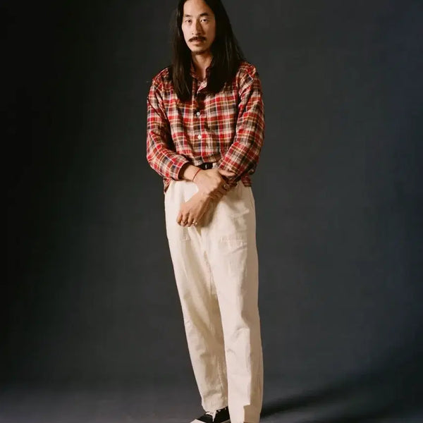 [BUNJANG] Drakes Madras Shirt L Size / 드레익스 마드라스 셔츠 L사이즈