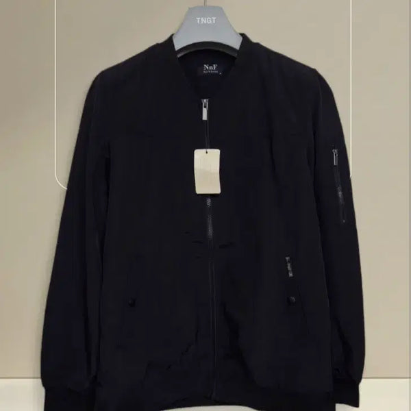 [BUNJANG] Men's Casual Bomber Jacket Black Size 95 / 95 새상품 남성 점퍼 95 블랙 검정 블루종 캐주얼 점퍼 잠바 새제품