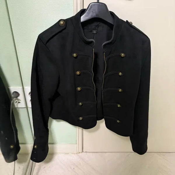 [BUNJANG] ZARA Faux Suede Jacket Black / ZARA 페이크 스웨이드 재킷