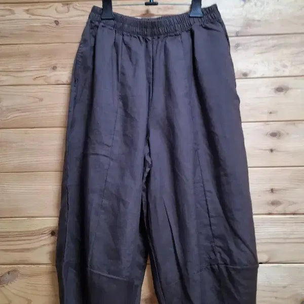 [BUNJANG] Linen Wide Pants / 린넨 통 바지