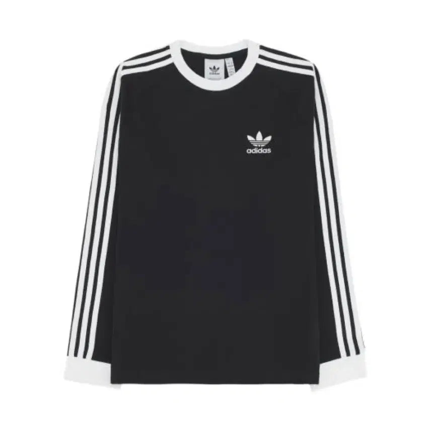 [BUNJANG] Adidas Stripe Long Sleeve Shirt / 아디다스 스트라이프 롱슬리브