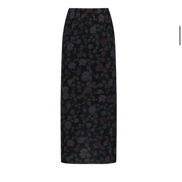 [BUNJANG] Amomento Floral Long Skirt Size 0 / 아모멘토 플로럴 롱 스커트 0사이즈 새상품 택제거