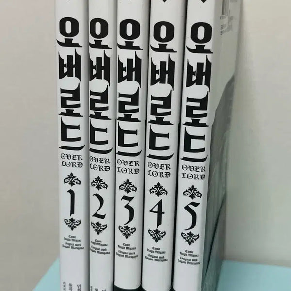 [BUNJANG] Overlord Manga Set Volumes 1-5 / 오버로드 만화책 1-5권 세트