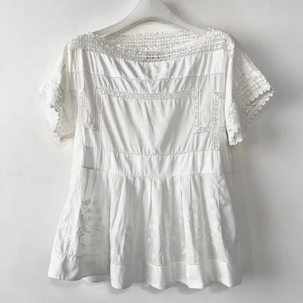 [BUNJANG] Weekend Max Mara Lace Blouse / 위켄드 막스마라 레이스 티블라우스