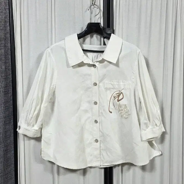 [BUNJANG] Linen Blouse (Size 66-77) / 고급스러운린넨블라우스(66-77)