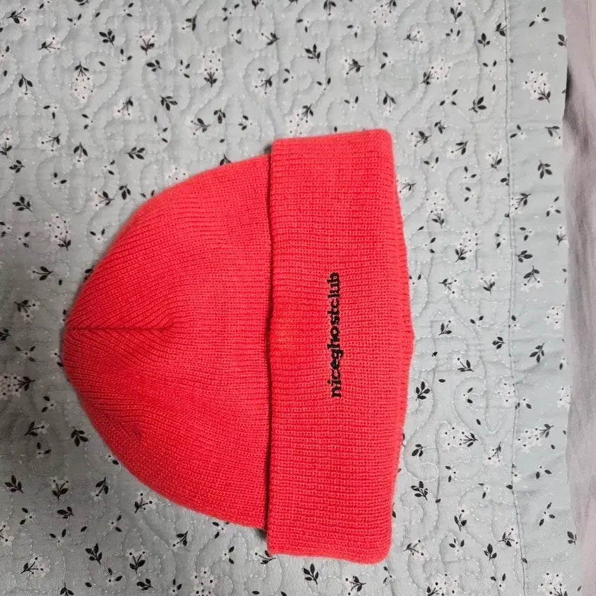 [BUNJANG] Nice Ghost Club Red Beanie / 나이스고스트클럽 비니 레드
