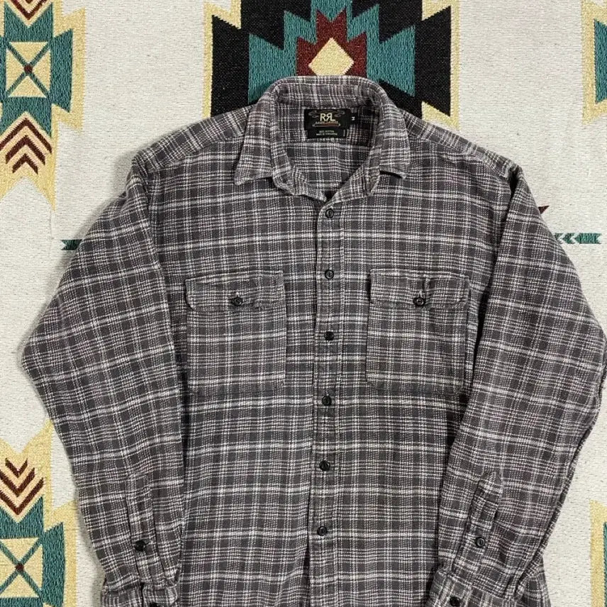 [BUNJANG] RRL Check Flannel Shirt / RRL 체크 플란넬 셔츠