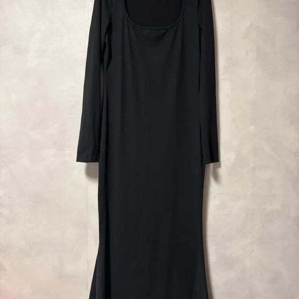 [BUNJANG] Long Spandex One-Piece Dress / 롱스판 원피스