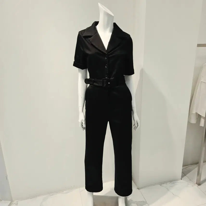 [BUNJANG] & Other Stories Belted Jumpsuit Black / 앤아더스토리즈 벨티드 점프슈트 (EUR 36/한국 사이즈 55)