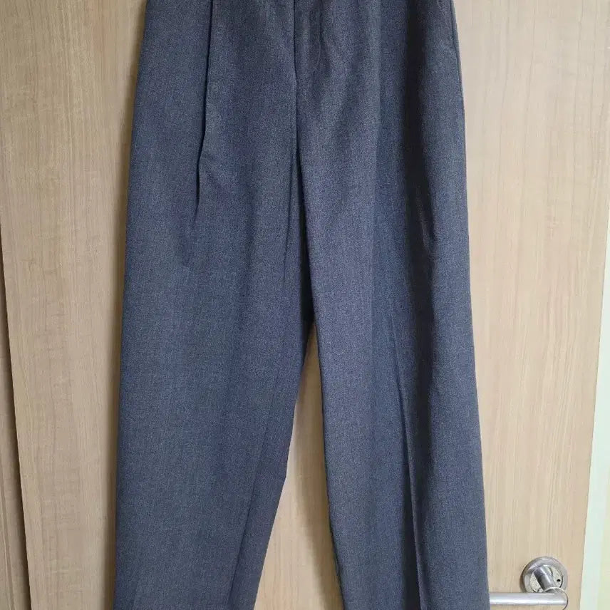 [BUNJANG] Objest Wool Slacks Charcoal M / 오브제스트 울 슬랙스 챠콜 M