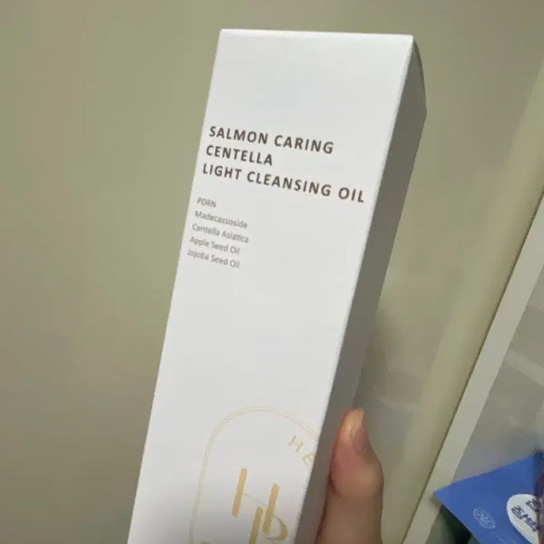 [BUNJANG] Hev Blue Salmon Caring Centella Light Cleansing Oil 250ml / (새상품)헤브블루 살몬케어링 센텔라 라이트 클렌징오일