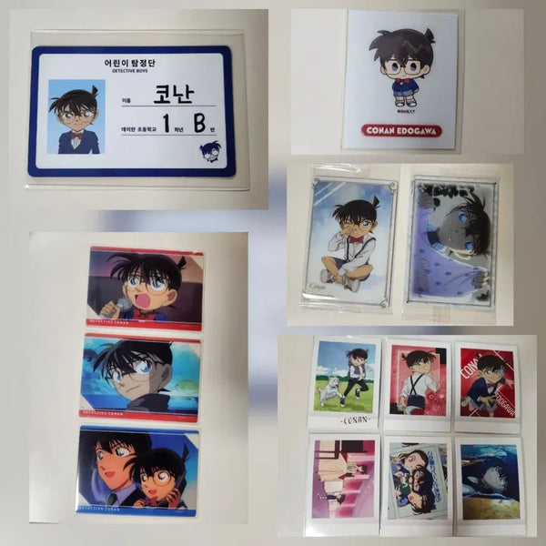 [BUNJANG] Detective Conan Anime 30th Anniversary Exhibition Profile Card, Fanbase Sticker, PASHa Collection, and More Set / 명탐정코난 애니 30주년 전시회 프로필 카드 팬베이스 띠부씰 카드 파샤코레 외 세트